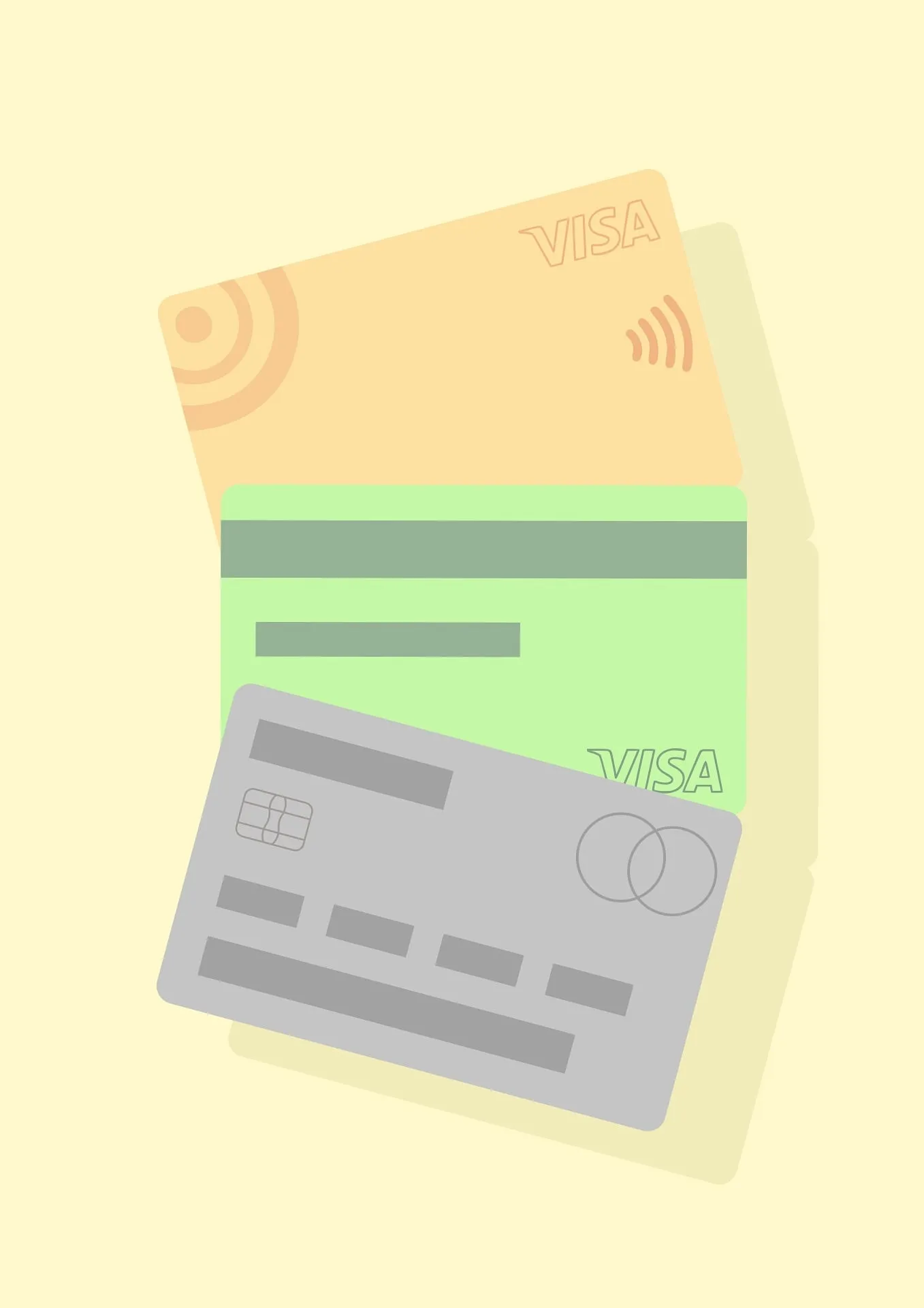 Payment cards representing crypto-linked debit and credit products