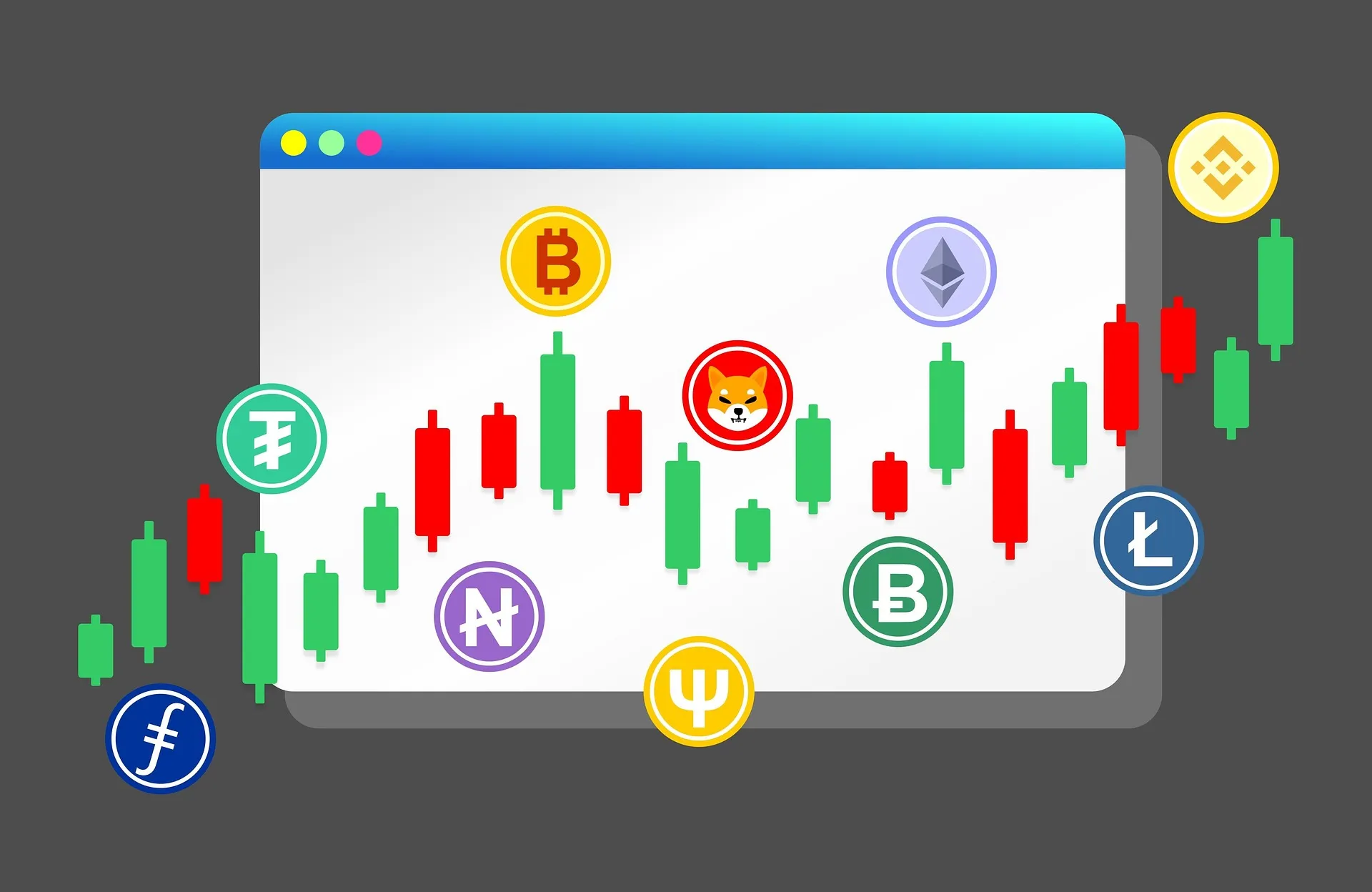Trading screens and market data representing institutional crypto execution